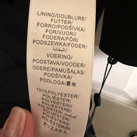 Adrianna Papell Navy Tuxedo Gown - Picture 8 of 8